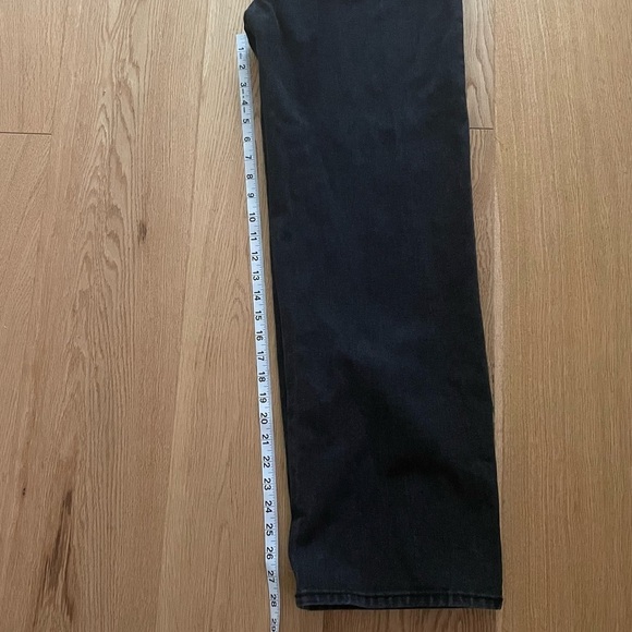 OAK + FORT BLACK  STRAIGHT JEANS - S - Picture 14 of 14